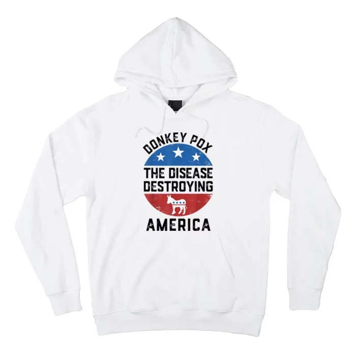 Donkey Pox The Disease Destroying America Donkeypox Back Hoodie