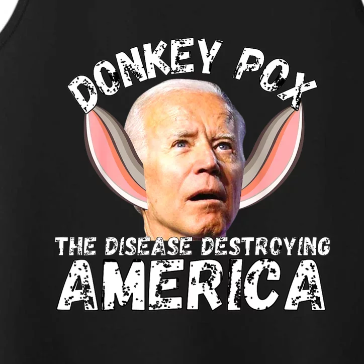 Donkey Pox The Disease Destroying America Performance Tank