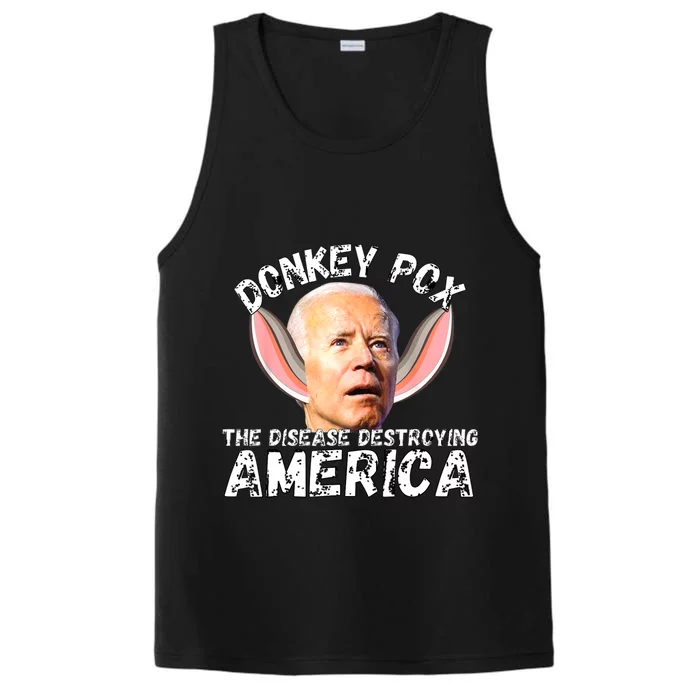 Donkey Pox The Disease Destroying America Performance Tank