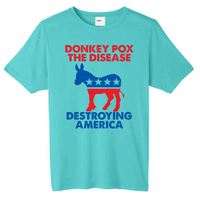 Donkey Pox The Disease Destroying America DonkeyPox ChromaSoft Performance T-Shirt