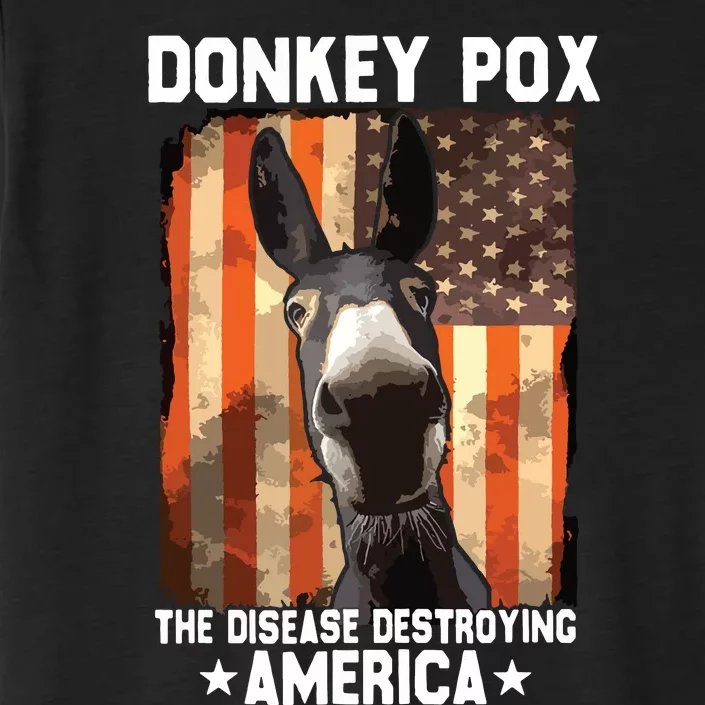 Donkey Pox The Disease Destroying America Donkeypox Funny ChromaSoft Performance T-Shirt