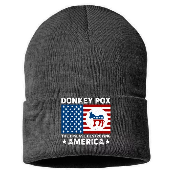 Donkey Pox The Disease Destroying America Sustainable Knit Beanie