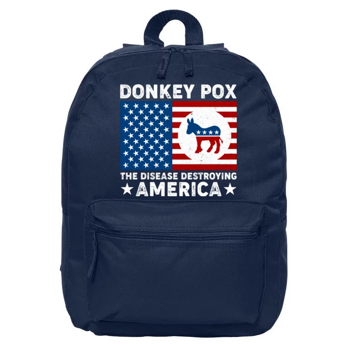 Donkey Pox The Disease Destroying America 16 in Basic Backpack