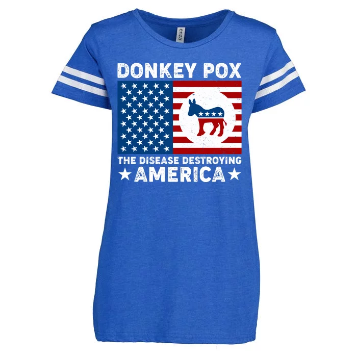 Donkey Pox The Disease Destroying America Enza Ladies Jersey Football T-Shirt