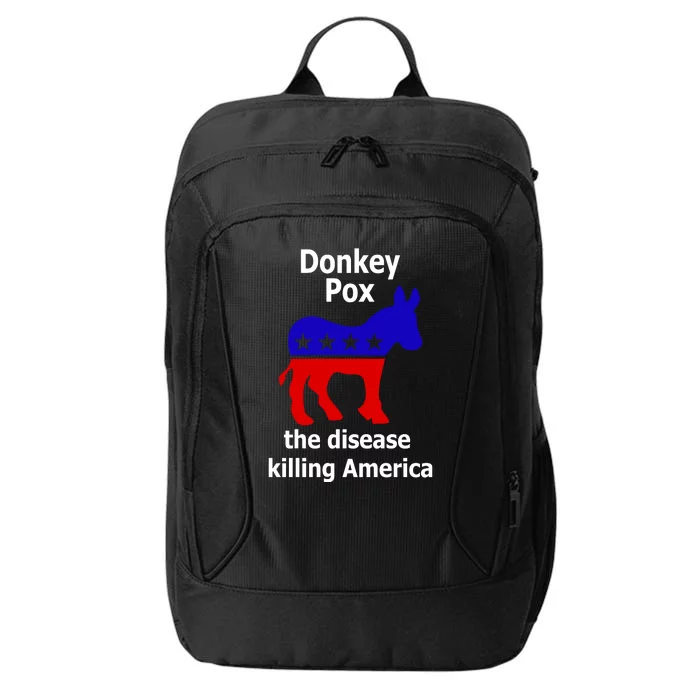 Donkey Pox The Disease Killing America Anti Liberal City Backpack