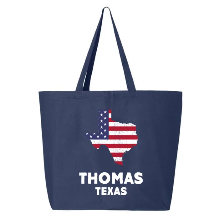 Distressed Patriotic Usa Flag Thomas Texas Cute Gift 25L Jumbo Tote