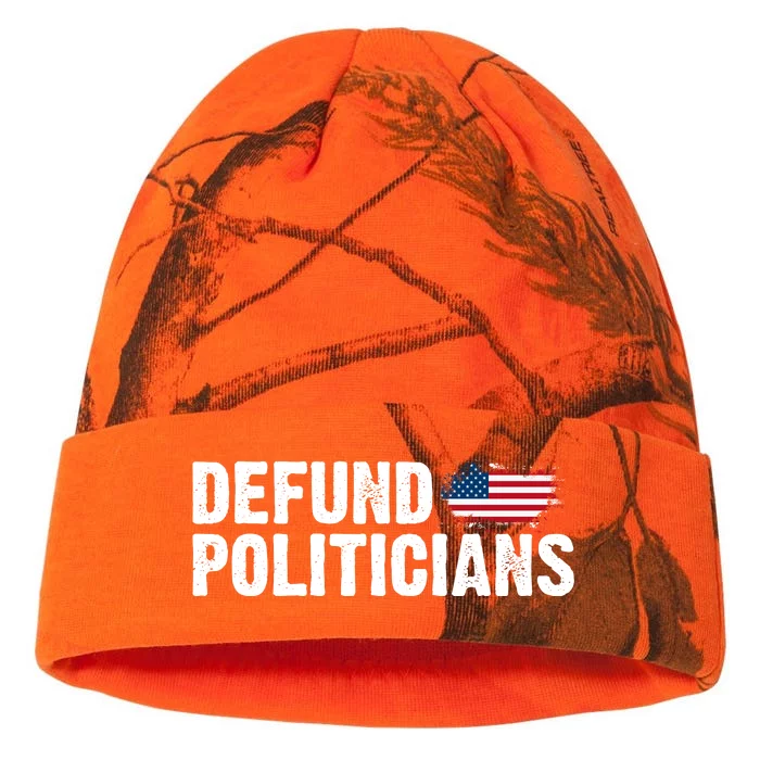 Defund Politicians United States Vintage Flag Kati - 12in Camo Beanie