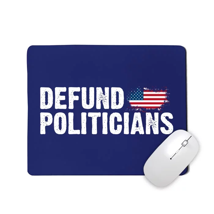 Defund Politicians United States Vintage Flag Mousepad