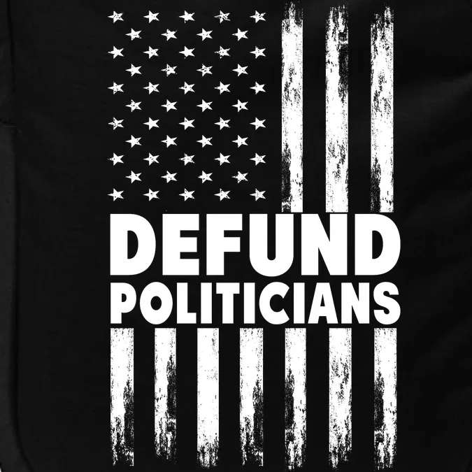 Defund Politicians USA Flag Impact Tech Backpack