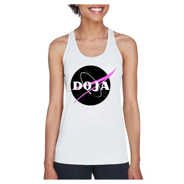 Doja Pink Universe Nasa Women's Racerback Tank