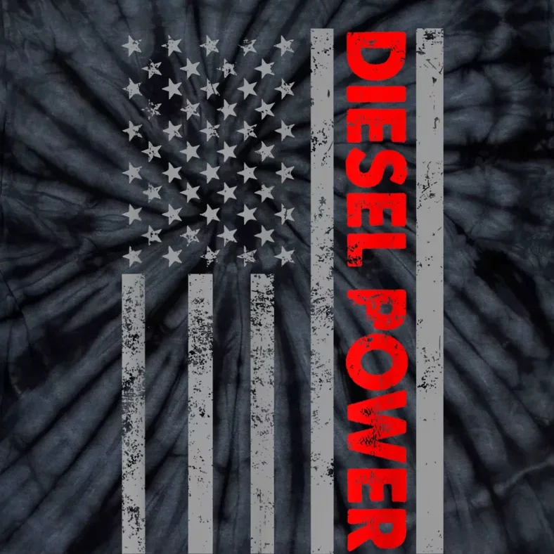 Diesel Power USA Flag Truck Turbo Brothers Mechanic Tie-Dye T-Shirt