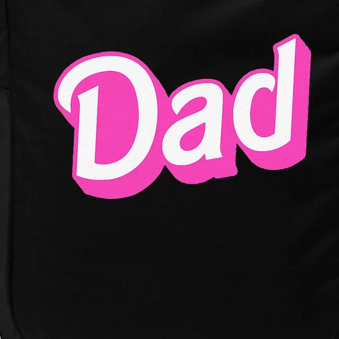 Dad Pin.K & White Overlapping Font Halloween Impact Tech Backpack