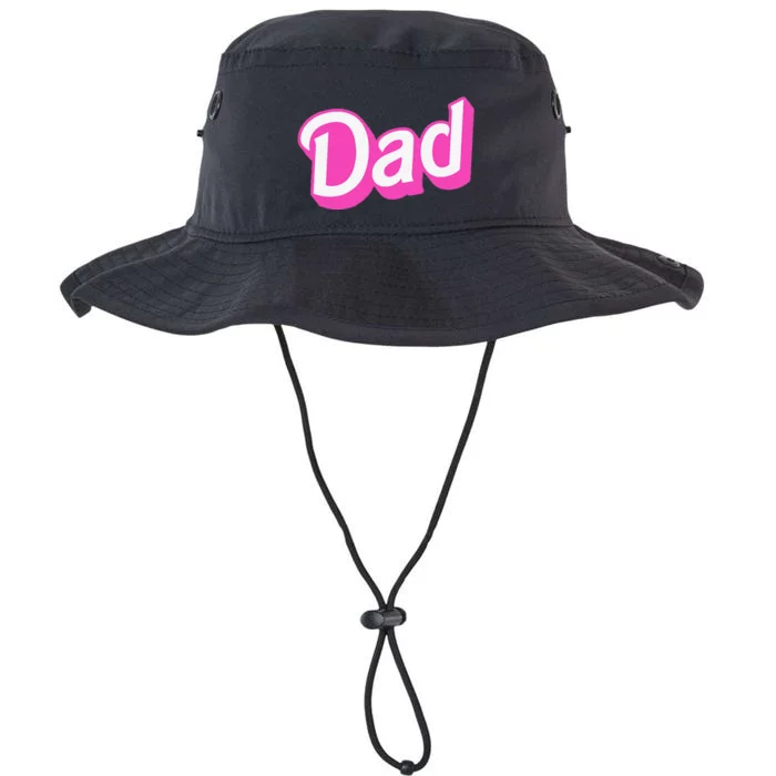 Dad Pin.K & White Overlapping Font Halloween Legacy Cool Fit Booney Bucket Hat