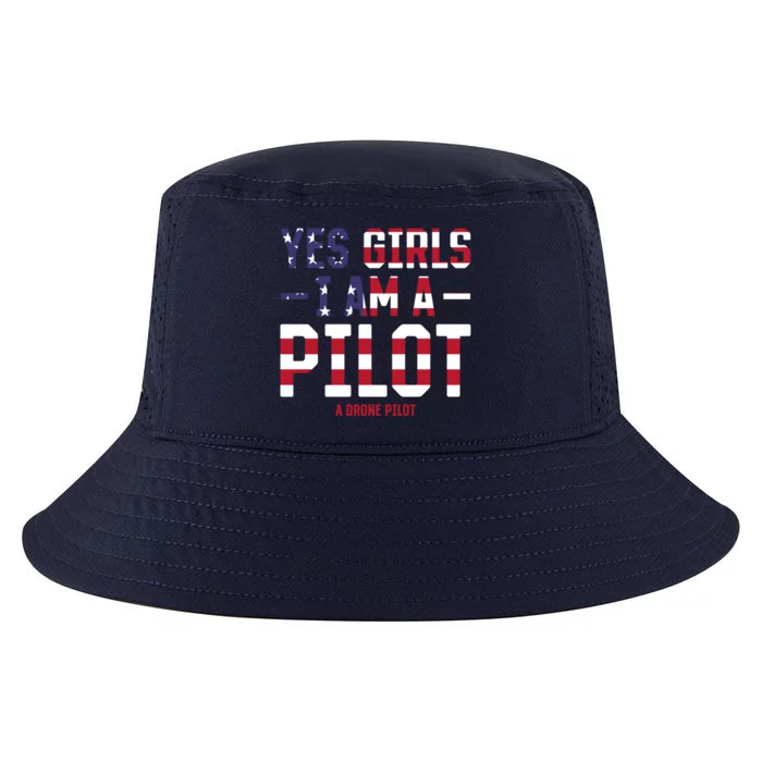 Drone Pilot Yes I Am A Pilot A Drone Pilot Gift Cool Comfort Performance Bucket Hat