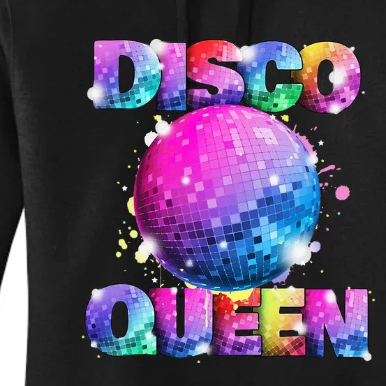 Disco Queen 70s Themed Dancing Seventies Ball Costume Women's Pullover Hoodie