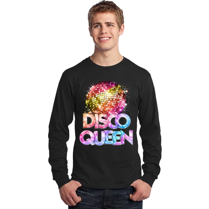 Disco Queen 70s Disco Themed Vintage Seventies Costume Tall Long Sleeve T-Shirt