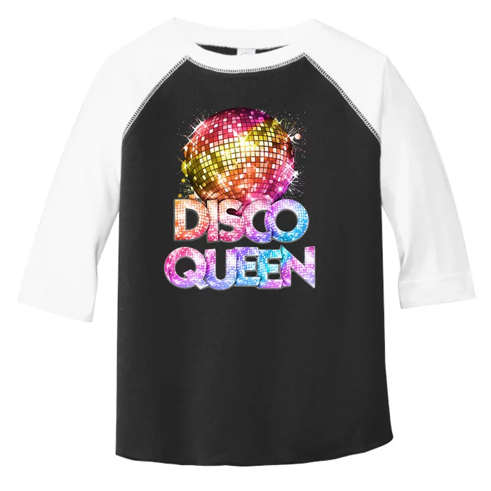 Disco Queen 70s Disco Themed Vintage Seventies Costume Toddler Fine Jersey T-Shirt