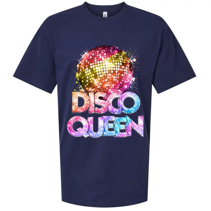 Disco Queen 70s Disco Themed Vintage Seventies Costume Sueded Cloud Jersey T-Shirt