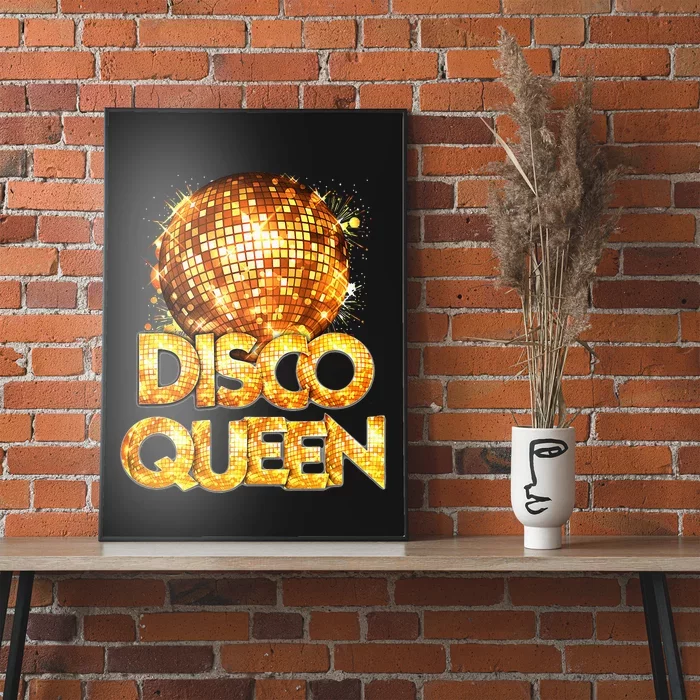 Disco Queen 70s Themed Vintage Disco Fever Costume Poster