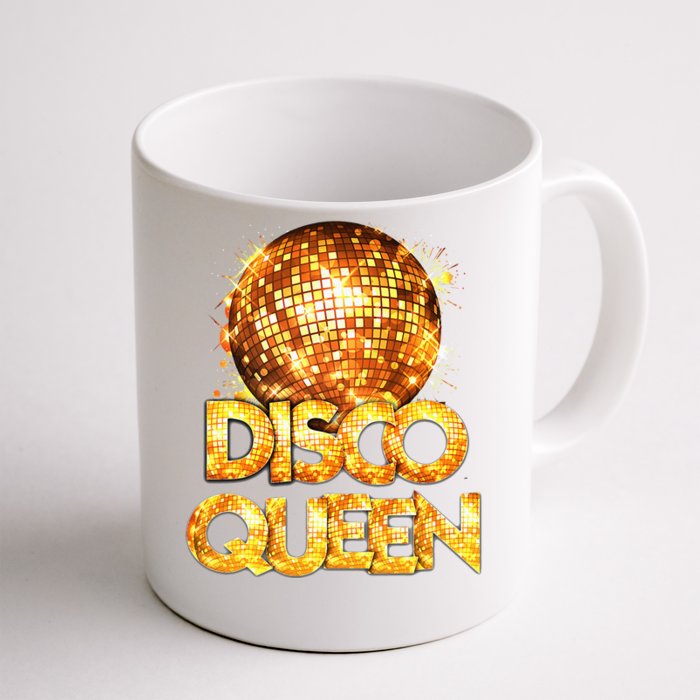 Disco Queen 70s Themed Vintage Disco Fever Costume Front & Back Coffee Mug