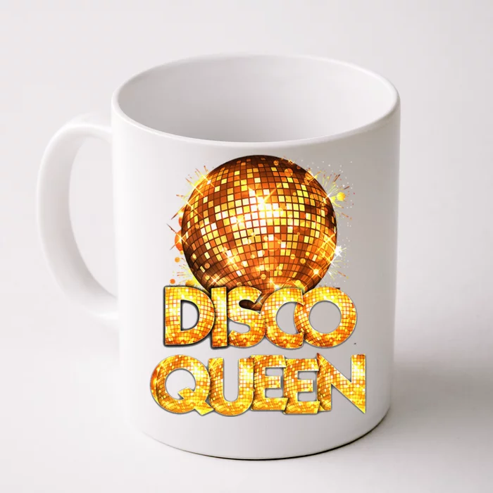 Disco Queen 70s Themed Vintage Disco Fever Costume Front & Back Coffee Mug