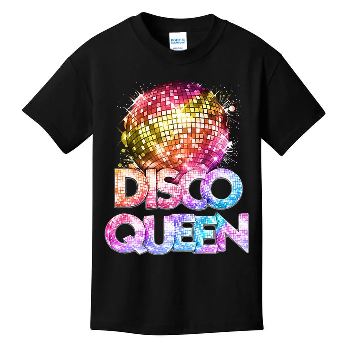 Disco Queen  70s Disco Themed Vintage Seventies Costume Kids T-Shirt