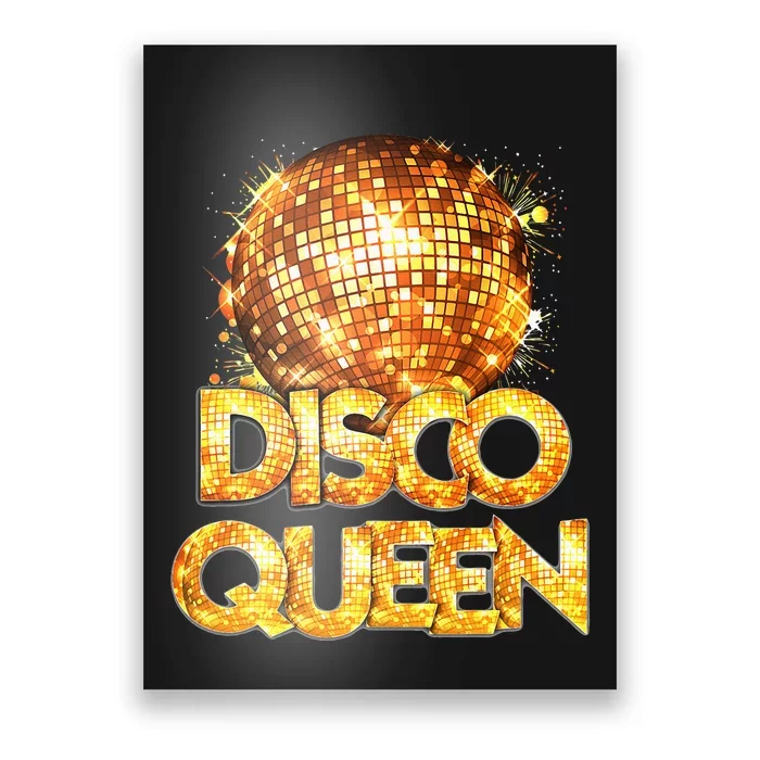 Disco Queen 70s Themed Vintage Disco Fever Costume Poster