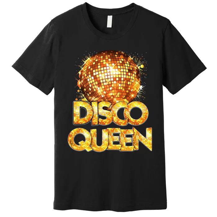 Disco Queen 70s Themed Vintage Disco Fever Costume Premium T-Shirt