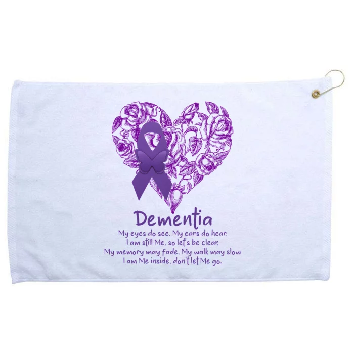 Dementia Quote AlzheimerS Support Grommeted Golf Towel