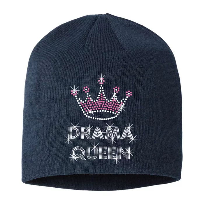 Drama Queen Acting Actress Film Student 8 1/2in Sustainable Knit Beanie