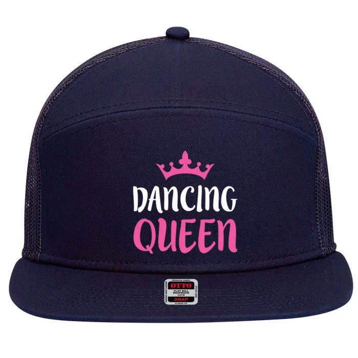 Dancing Queen Dance Lover Gift 7 Panel Mesh Trucker Snapback Hat