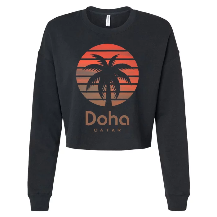 Doha Qatar Cropped Pullover Crew