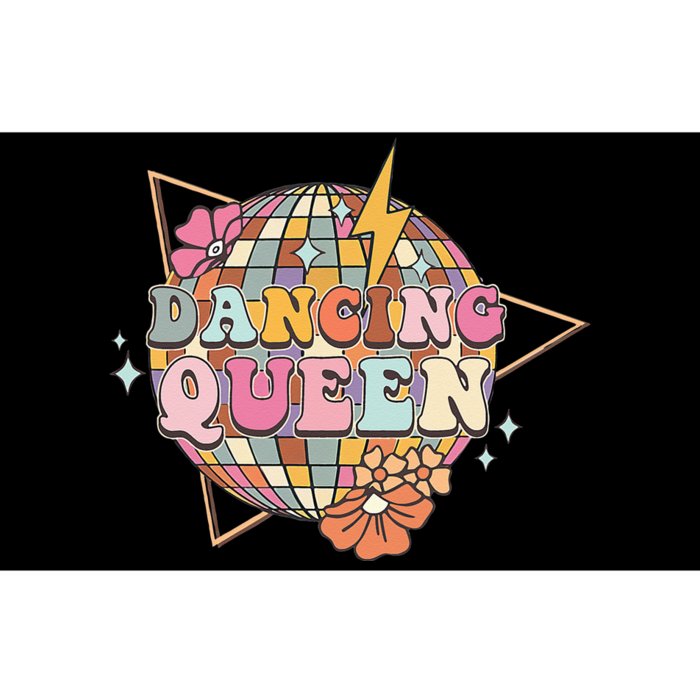 Disco Queen Dance Mom Dancing Queen Vintage Dancing 70s Bumper Sticker