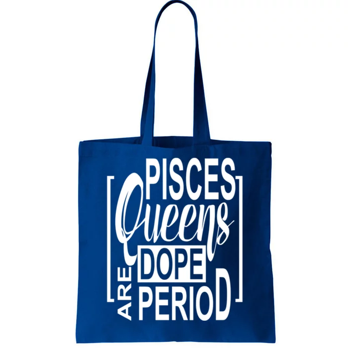 Dope Queen Decor Graphic Pisces Astrology Zodiac Gift Tote Bag