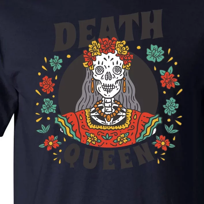 Death Queen Floral Tall T-Shirt