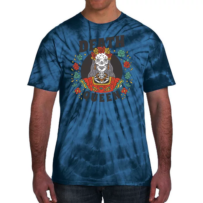 Death Queen Floral Tie-Dye T-Shirt