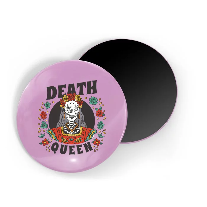 Death Queen Floral Magnet