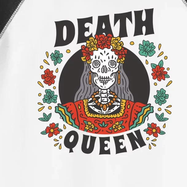 Death Queen Floral Toddler Fine Jersey T-Shirt