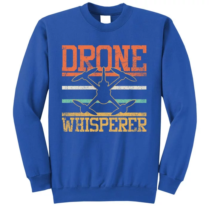 Drone Quadcopter Fpv Racing Rc Pilot Vintage Gift Tall Sweatshirt