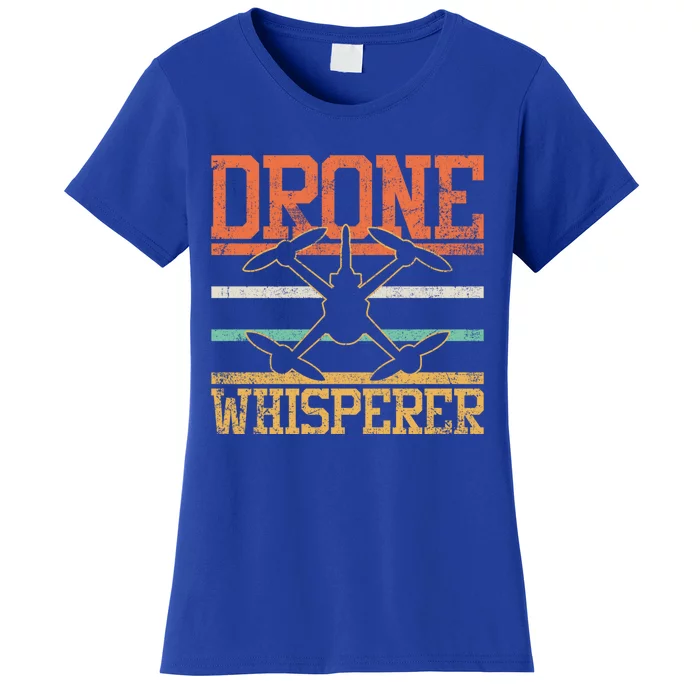 Drone Quadcopter Fpv Racing Rc Pilot Vintage Gift Women's T-Shirt