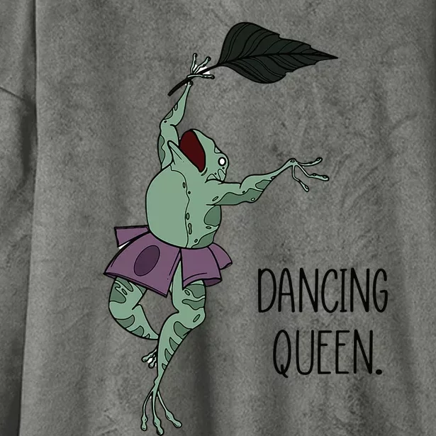 Dancing Queen Frog Ballet Dance Hooded Wearable Blanket