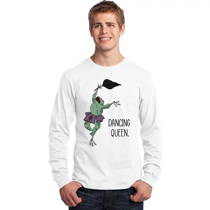 Dancing Queen Frog Ballet Dance Tall Long Sleeve T-Shirt