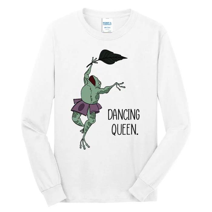 Dancing Queen Frog Ballet Dance Tall Long Sleeve T-Shirt