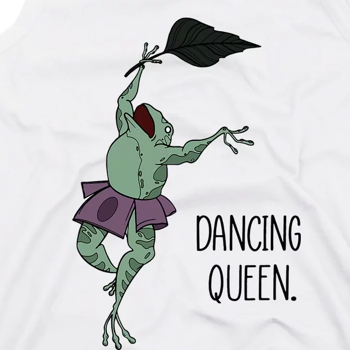 Dancing Queen Frog Ballet Dance Tank Top