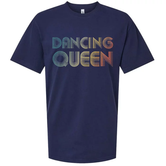 Disco Queen Funky Vintage 70s 80s For Dance Parties Sueded Cloud Jersey T-Shirt