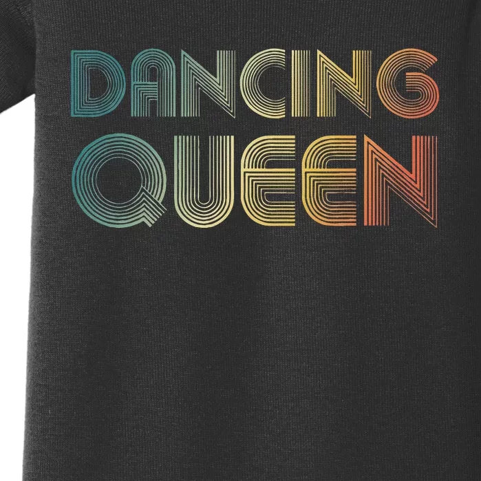 Disco Queen Funky Vintage 70s 80s Tee For Dance Parties Baby Bodysuit