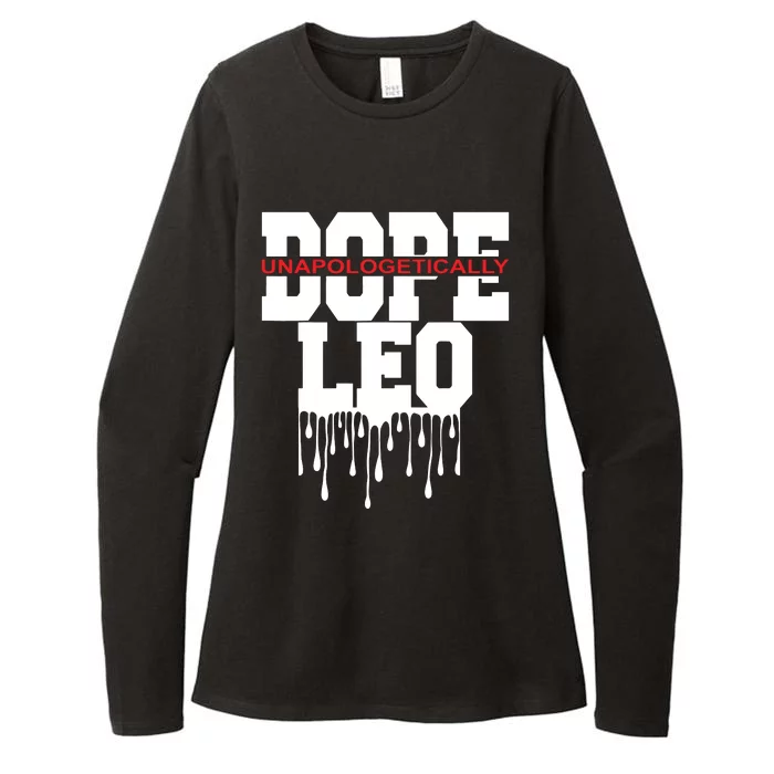 Dope Queen King Graphic Decor Leo Astrology Zodiac Womens CVC Long Sleeve Shirt