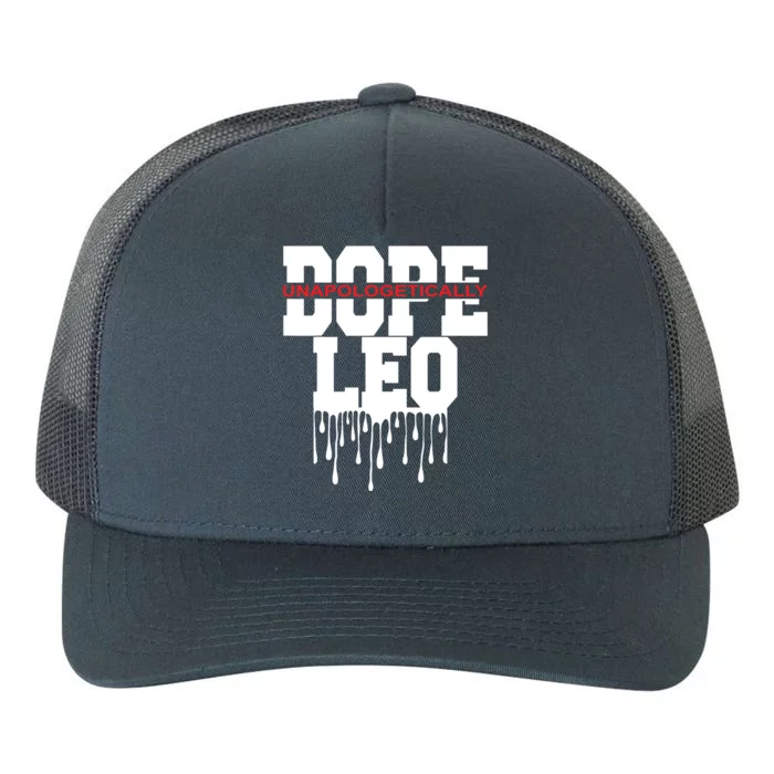 Dope Queen King Graphic Decor Leo Astrology Zodiac Yupoong Adult 5-Panel Trucker Hat