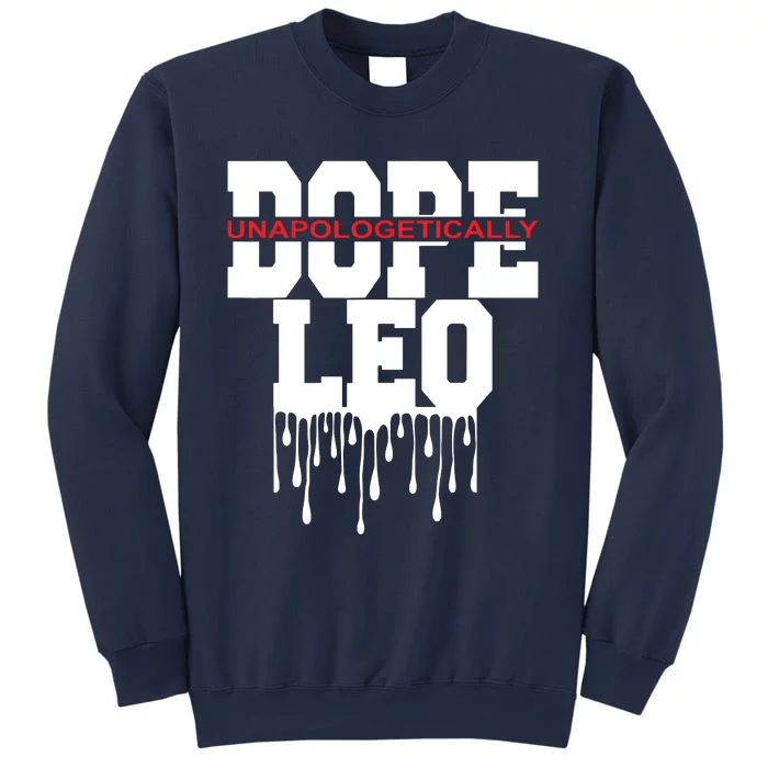 Dope Queen King Graphic Decor Leo Astrology Zodiac Sweatshirt