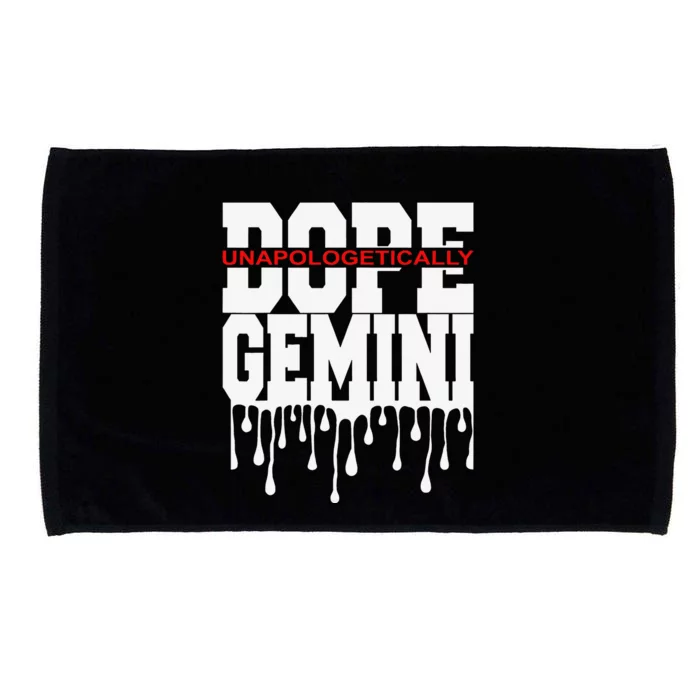 Dope Queen King Graphic Decor Gemini Astrology Zodiac Microfiber Hand Towel